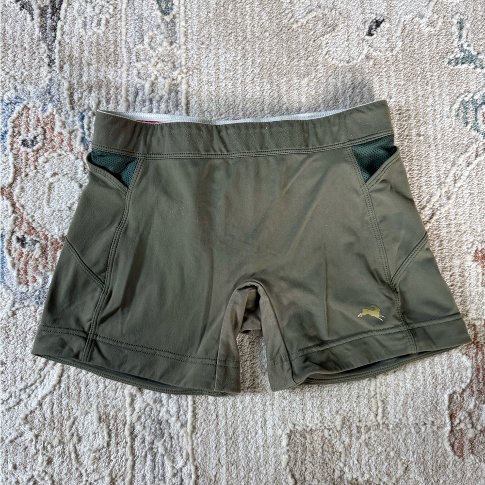 Tracksmith lane 5 shorts Olive Green
